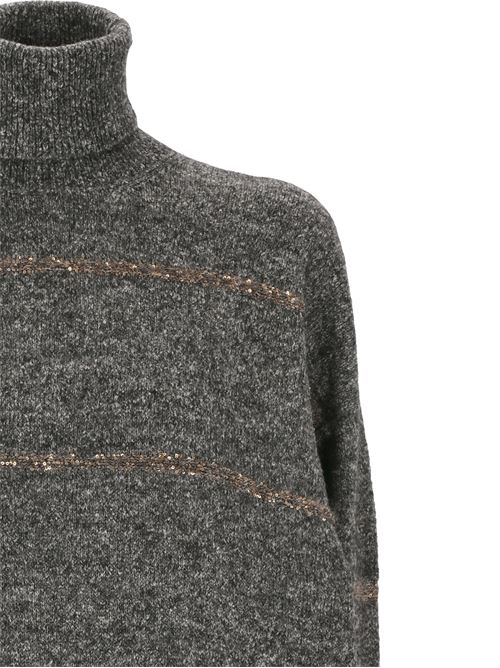 Maglione con paillettes Brunello Cucinelli | MSP710603PCZF59